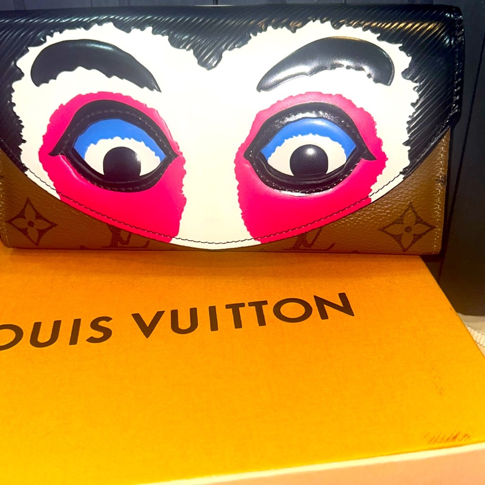 Louis Vuitton reverse monogram epi kabuki line wallet